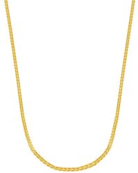 Saks Fifth Avenue 14k Yellow Gold Franco Chain Necklace/3mm - Metallic