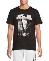 McQueen - Logo Graphic Cotton T-Shirt - Lyst