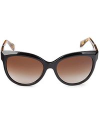 Michael Kors 57mm Cat Eye Sunglasses - Black