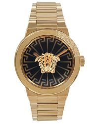 Versace - Medusa Infinite Ip Yellow Gold Stainless Steel Bracelet Watch - Lyst