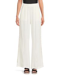 Vintage Havana - Whip-Stitch Wide-Leg Pants - Lyst