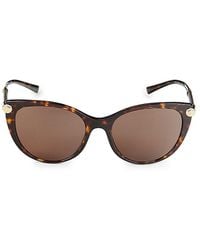 Versace - 55Mm Cat Eye Sunglasses - Lyst