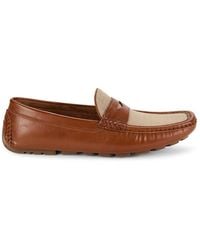 Tommy Hilfiger - Colorblock Square Toe Loafers - Lyst