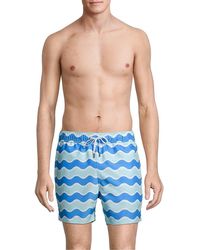 Onia - Charles 5 Wave Stripe Swim Shorts - Lyst