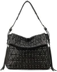 Aimee Kestenberg - Bali Studded Leather Double Entry Hobo Bag - Lyst
