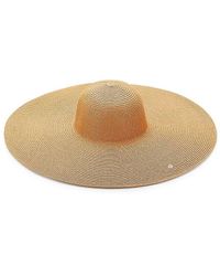 Badgley Mischka Woven Panama Hat - Natural