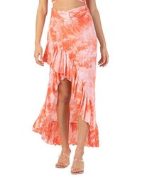 Tiare Hawaii - Tulip Tie Dye Wrap Skirt - Lyst