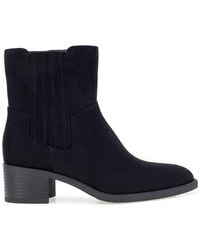 Splendid - Jillian 50Mm Suede-Look Block-Heel Booties - Lyst