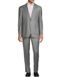 Saks Fifth Avenue - Saks Fifth Avenue Classic Fit Crosshatch Wool Suit - Lyst