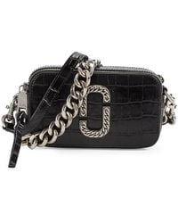 Marc Jacobs - Snapshot Embossed Leather Crossbody Bag - Lyst