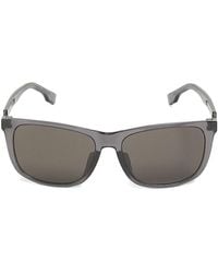 BOSS - 59Mm Rectangular Sunglasses - Lyst