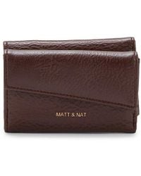 Matt & Nat Tani Small Vegan Leather Wallet - Brown