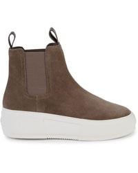 j slides platform sneakers