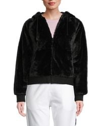 Champion - Faux Fur Zip Hoodie - Lyst