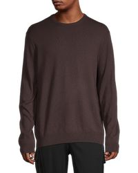 Malo Wool & Cashmere Pullover - Brown