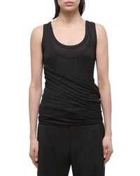 Helmut Lang - Gloss Convertible Tank Top - Lyst