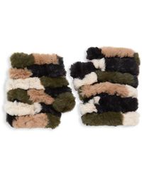 jocelyn fingerless fur gloves