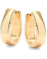 Saks Fifth Avenue - 18k Goldplated Sterling Silver Bold Oval Hoop Earrings - Lyst