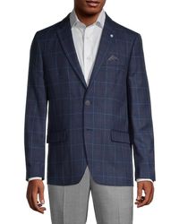 BEN SHERMAN Cotton Summer Spring Blazer Bold Striped Blazer Small