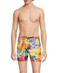 BOSS - Piranha Floral Swim Shorts - Lyst