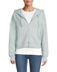 Calvin Klein - Dropped Shoulder Zip Hoodie - Lyst