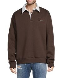 Twenty - Polo Style Sweatshirt - Lyst