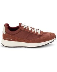 Cole Haan - Grand Cc Midtown Contrast Sole Suede Sneakers - Lyst