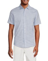 Report Collection - Heathered Short Sleeve Shirt - Lyst
