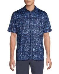 Robert Graham - Cocktail Chaos Print Short Sleeve Polo - Lyst