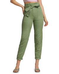 A.L.C. Cobin Paperbag Trousers - Green