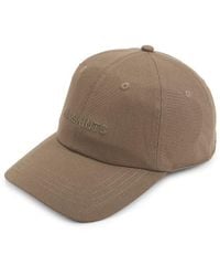 AllSaints - Logo Cotton Baseball Cap - Lyst