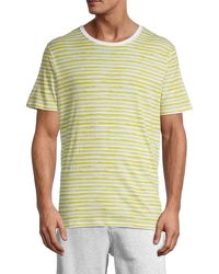 ATM - 'Striped Watermark Jersey Tshirt - Lyst