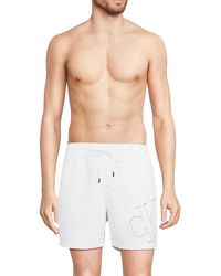 Calvin Klein - Logo Drawstring Shorts - Lyst