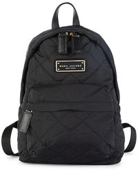 Marc Jacobs Mini Quilted Backpack - Black