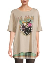 Noisy May - Def Leopard Graphic T Shirt - Lyst
