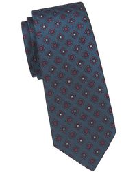 Canali - Patterned Silk Tie - Lyst