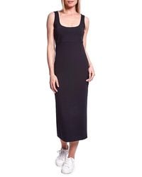 Capsule 121 - The Juno Squareneck Midi Sheath Dress - Lyst