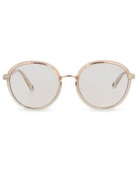 Chloé - 51Mm Round Sunglasses - Lyst