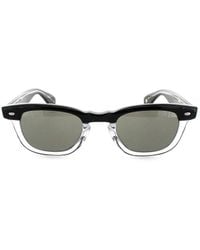 Garrett Leight - Lo-B 46Mm Square Sunglasses - Lyst