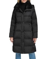 Andrew Marc - Emery Faux Rabbit Fur Down Parka - Lyst