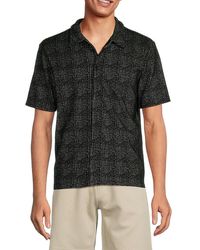 FLEECE FACTORY - Textured Short Sleeve Shirt - Lyst