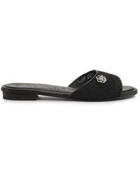 Karl Lagerfeld - Celin Floral Lace Flat Sandals - Lyst