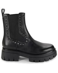 Ash - 51mm Stud Leather Ankle Boots - Lyst