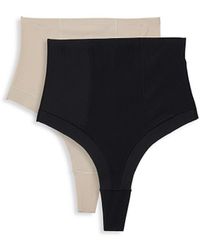 Ava & Aiden - 2-pack Control Top Thongs - Lyst