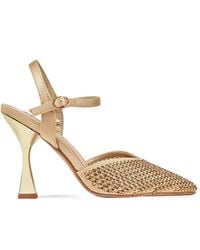 Ninety Union - Tango 100Mm Rhinestone Metal-Heel Pumps - Lyst