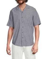 Onia - Striped Linen-Blend Vacation Shirt - Lyst