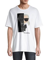 Karl Lagerfeld Karl Graphic T-shirt - White