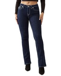 True Religion Becca Mid Rise Jeans - Blue