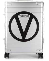 Valentino By Mario Valentino Bond 19-inch Carry-on Suitcase - Metallic