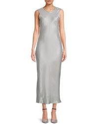 Third Form - Untamed Bias Metallic Midi-Dress - Lyst